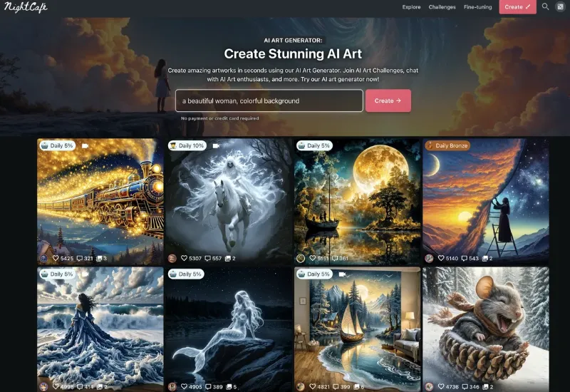 Leonardo AI Review: NightCafe Creator
