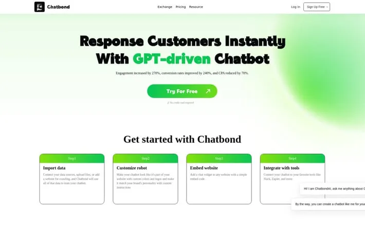 Chatbond - AI Chatbot Builder